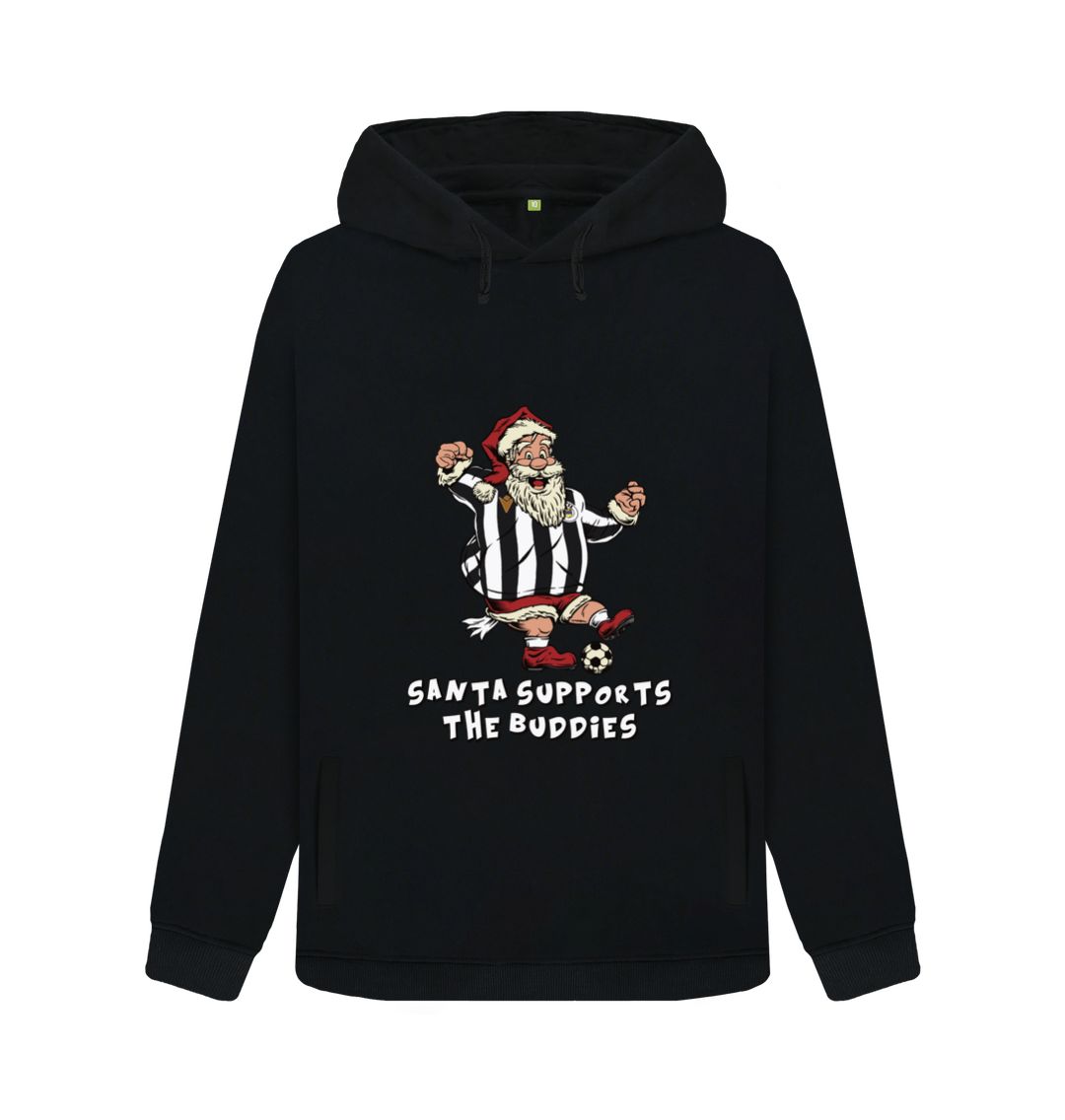 Black St Mirren Women's Santa Hoody