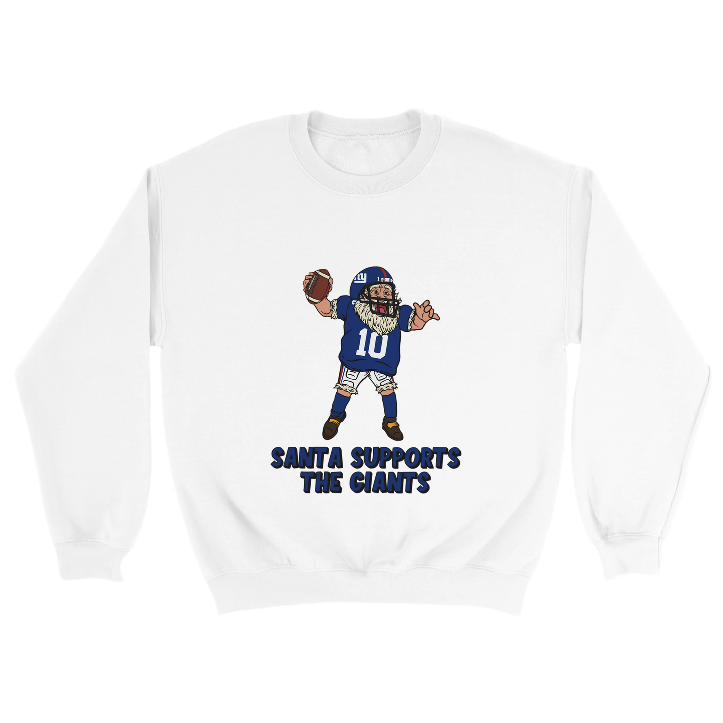 New York Giants Unisex Crewneck Santa Sweatshirt