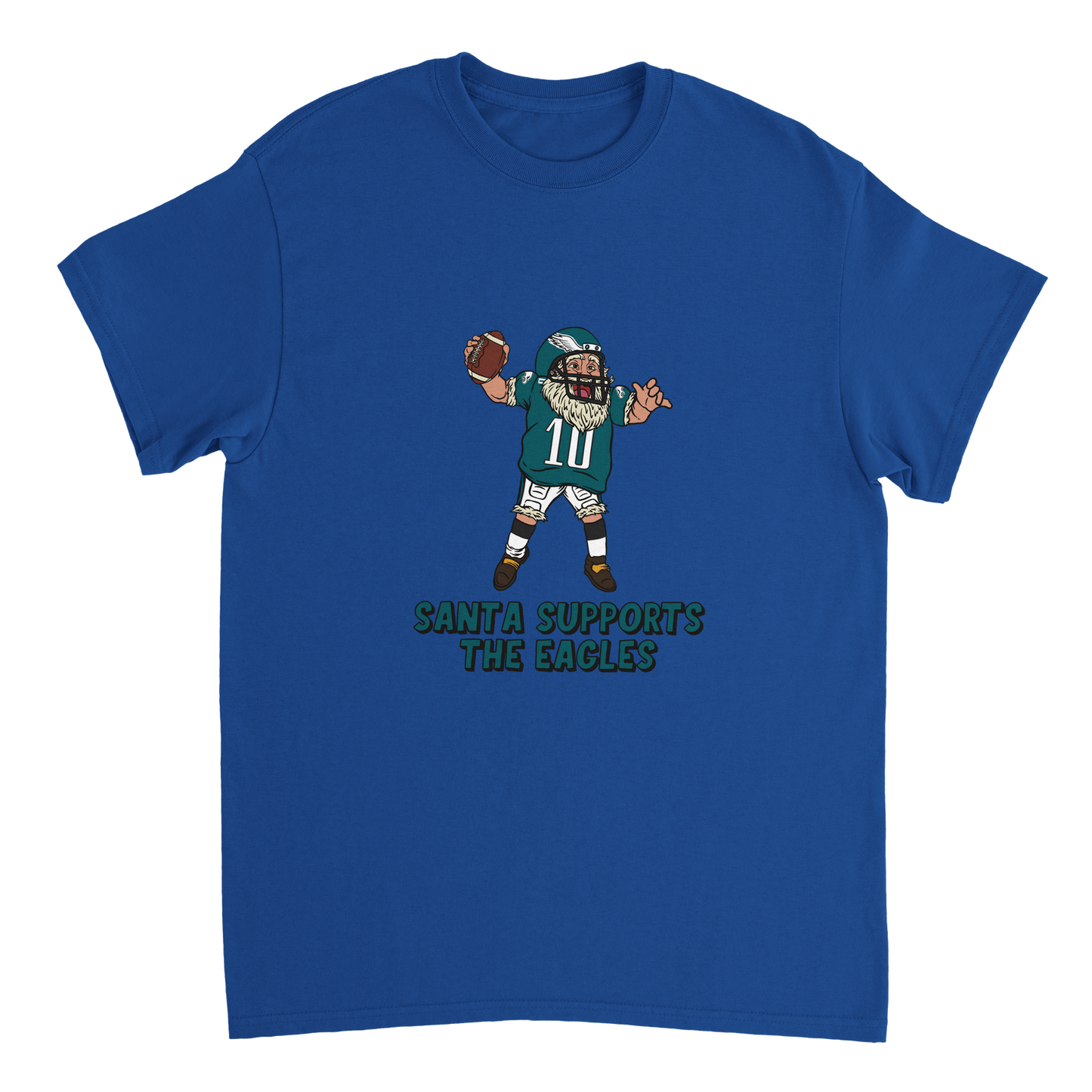 Philadelphia Eagles Unisex Crewneck Santa T-shirt