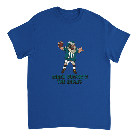 Philadelphia Eagles Unisex Crewneck Santa T-shirt