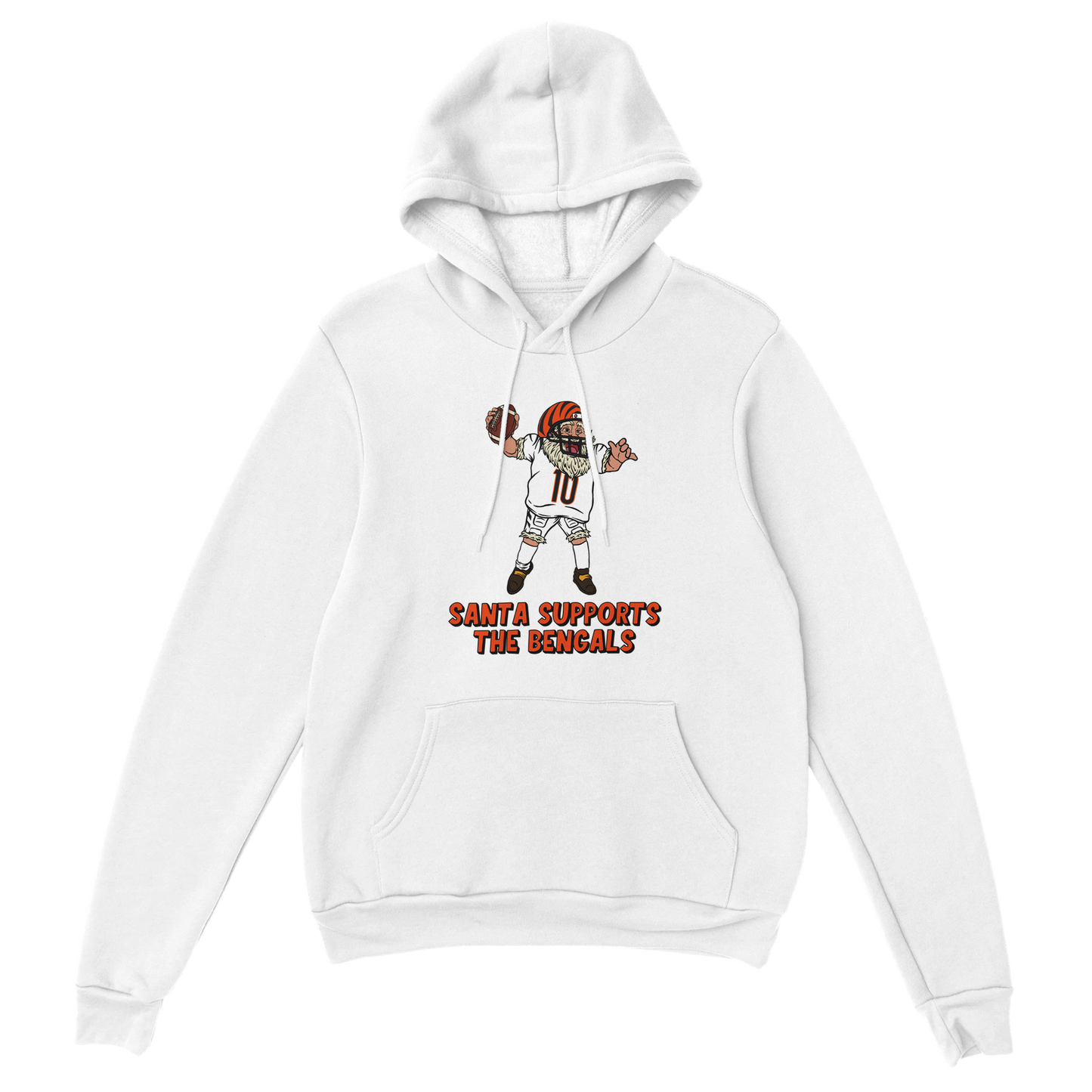 Cincinnati Bengals Unisex Pullover Santa Hoodie