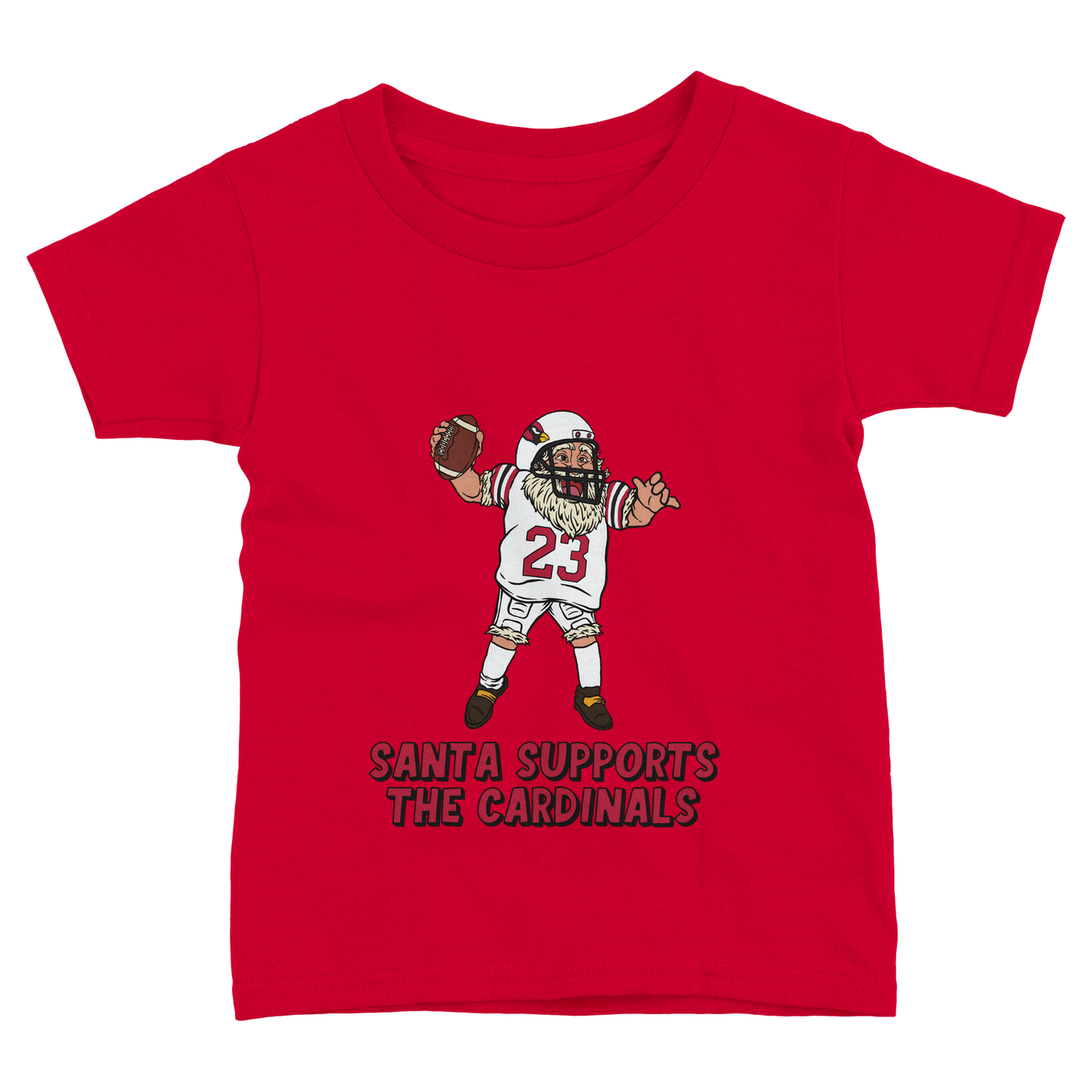 Arizona Cardinals Toddler Jersey Santa T-Shirt