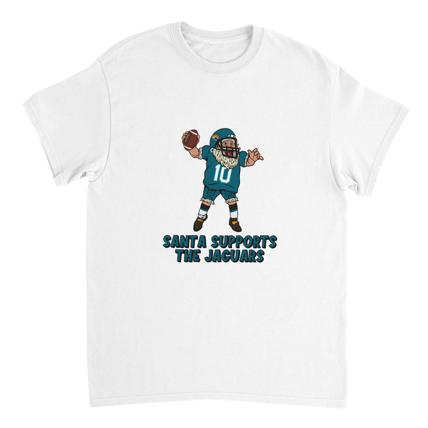 Jacksonville Jaguars Unisex Crewneck Santa T-shirt