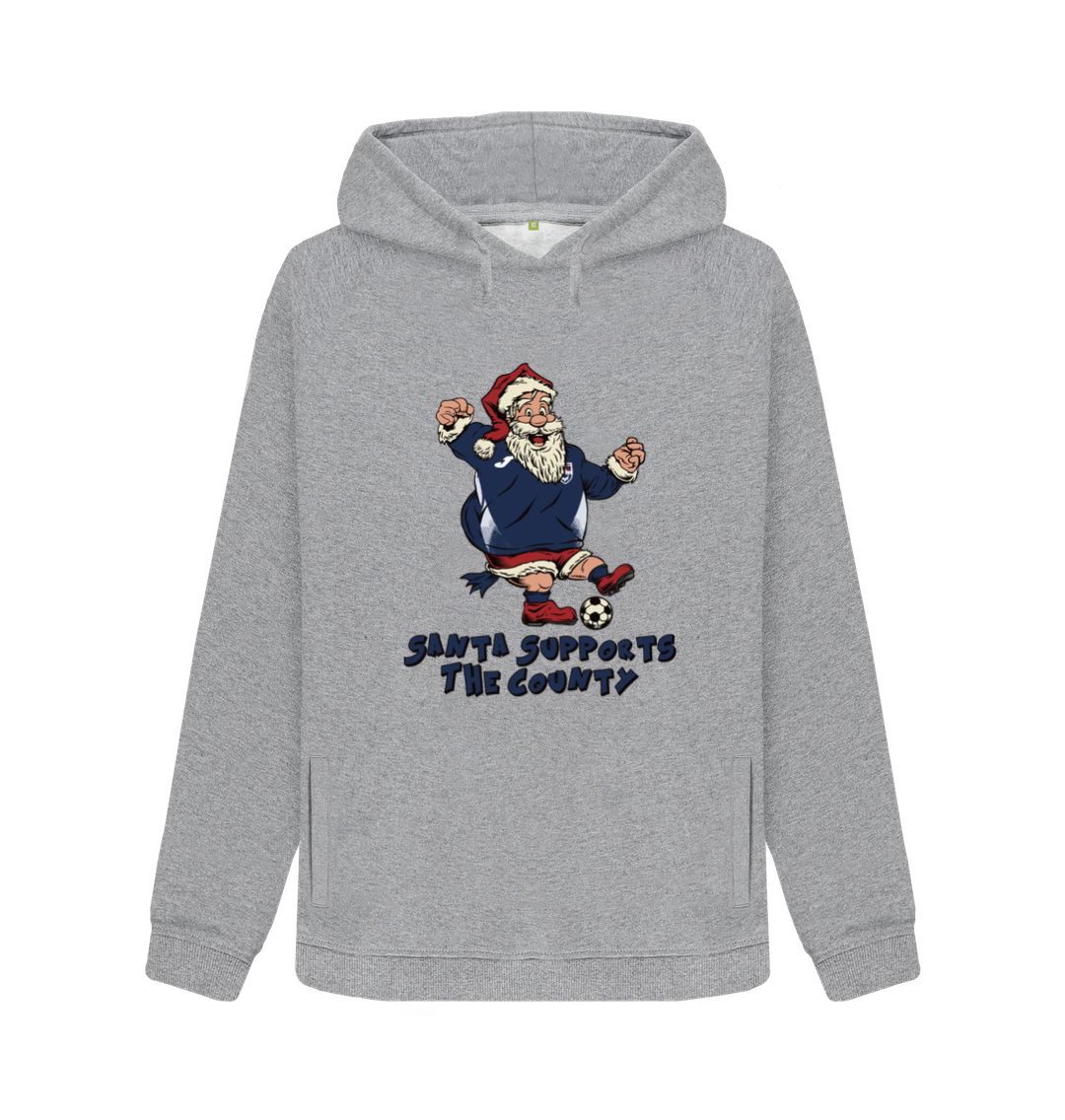 Light Heather Ross County Women's Santa Hoody