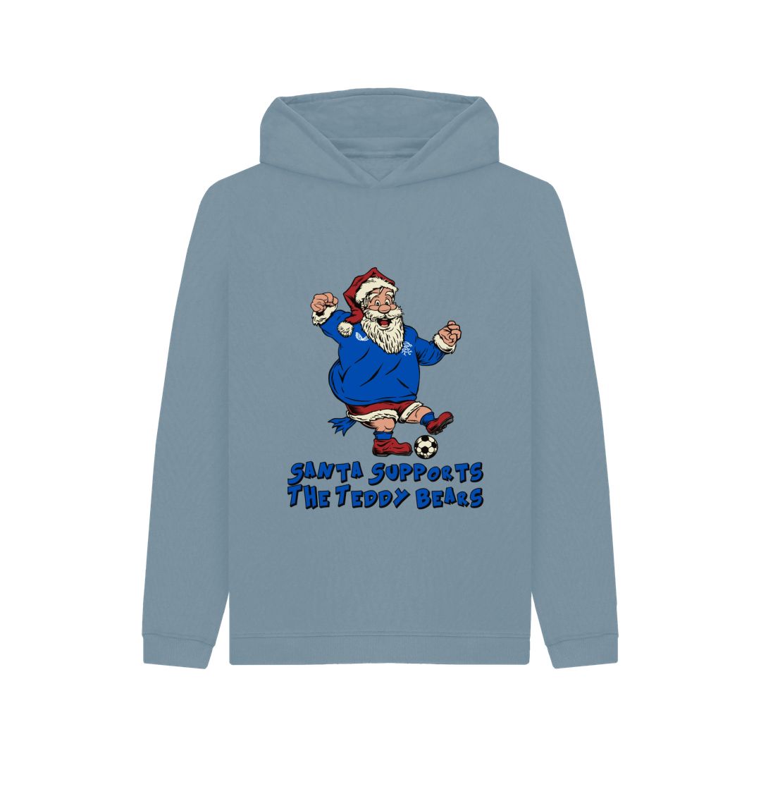 Stone Blue Rangers Kids Santa Hoody