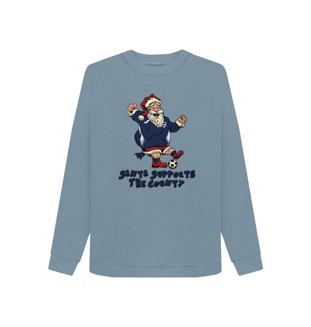 Stone Blue Ross County Women's Santa Jumper