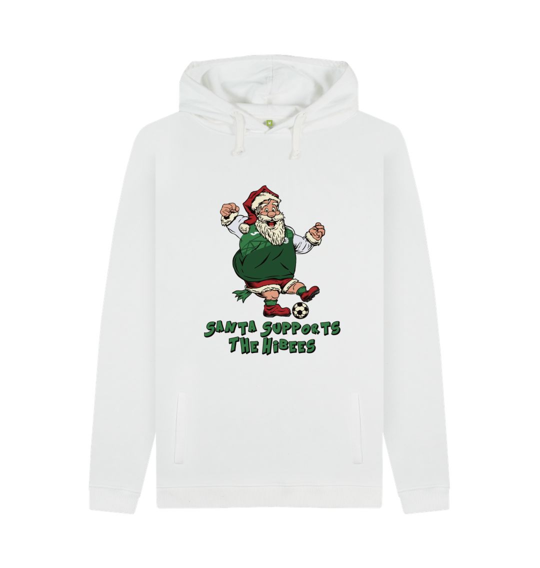 White Hibernian Men's Santa Hoody