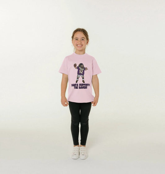 Baltimore Ravens Kids Santa T-shirt