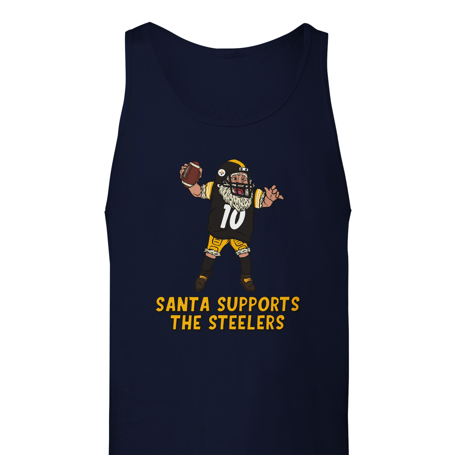 Pittsburgh Steelers Unisex Santa Tank Top