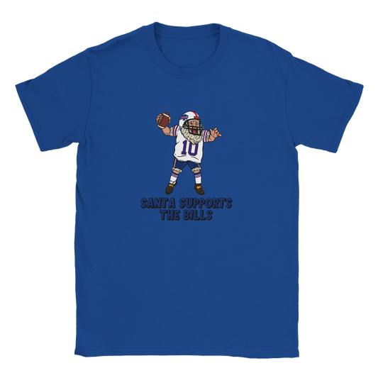 Buffalo Bills Kids Crewneck Santa T-shirt