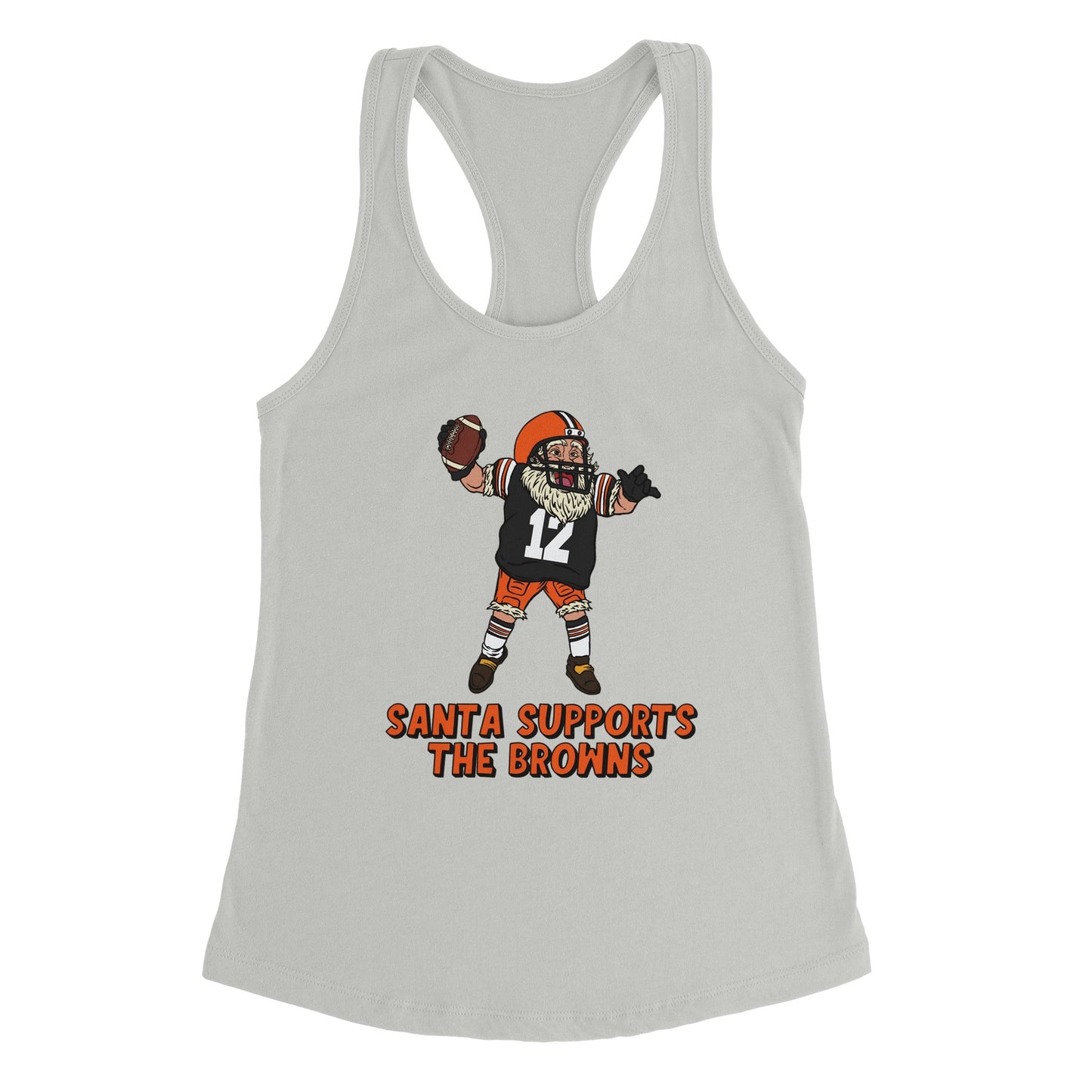 Cleveland Browns Women's Santa Racerback Tank