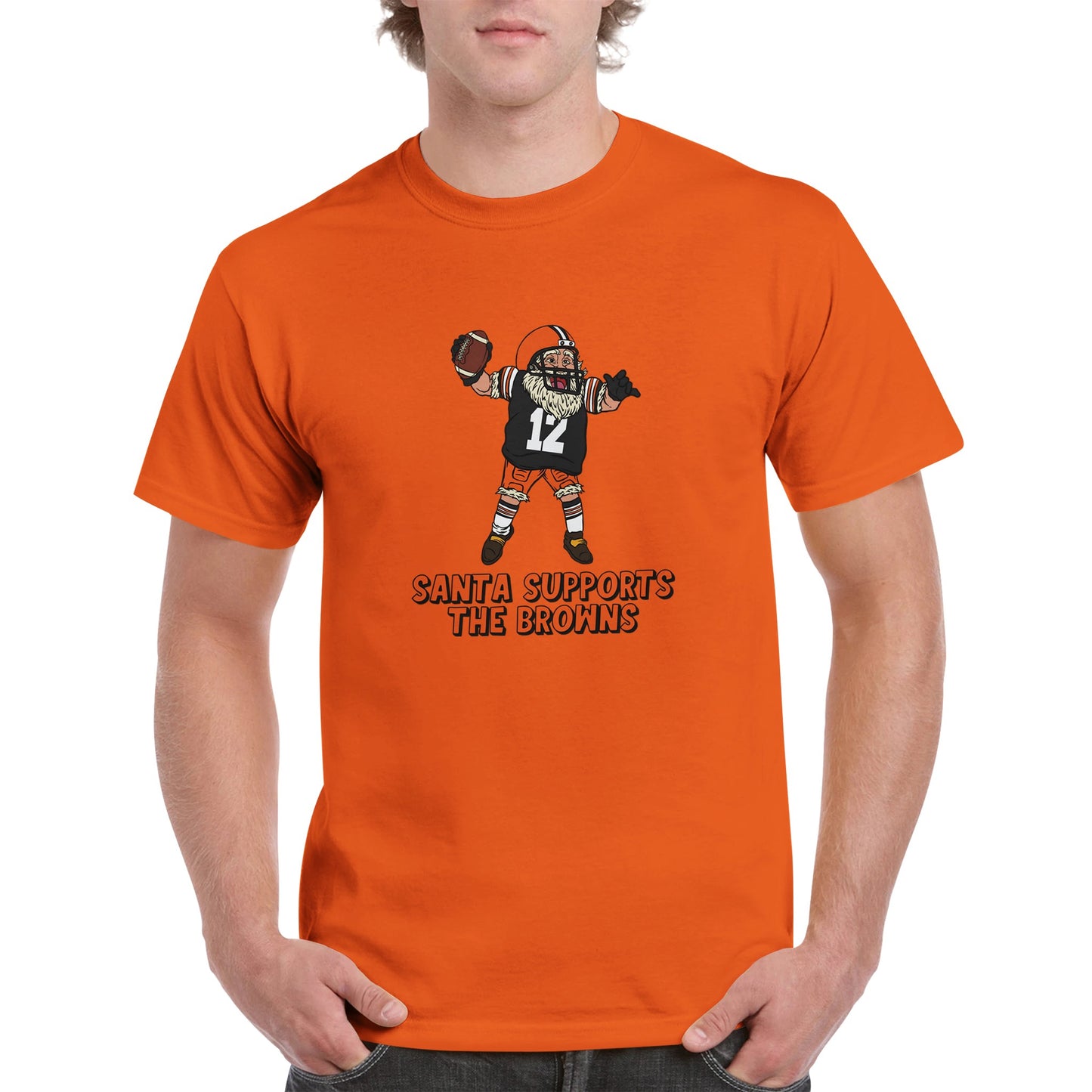 Cleveland Browns Santa T-shirt