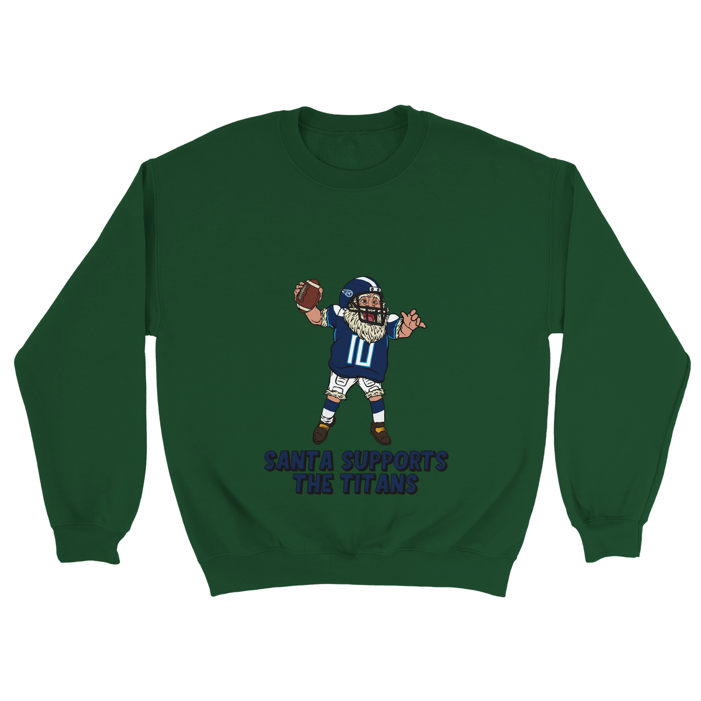 Tennessee Titans Unisex Crewneck Santa Sweatshirt