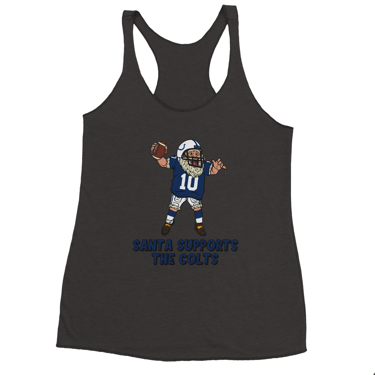 Indianapolis Colts Women's Racerback Santa Tank Top