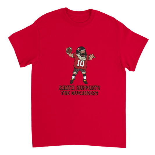 Tampa Bay Buccaneers Unisex Crewneck Santa T-shirt