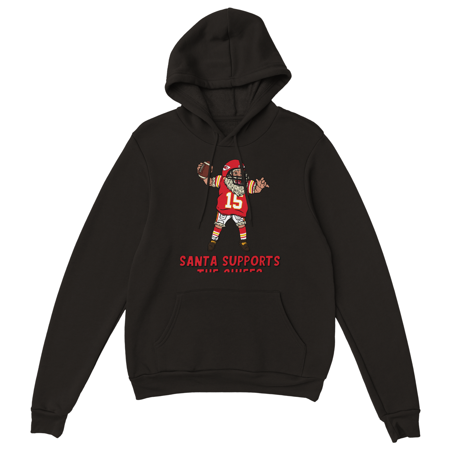 Kansas City Chiefs Unisex Pullover Santa Hoodie