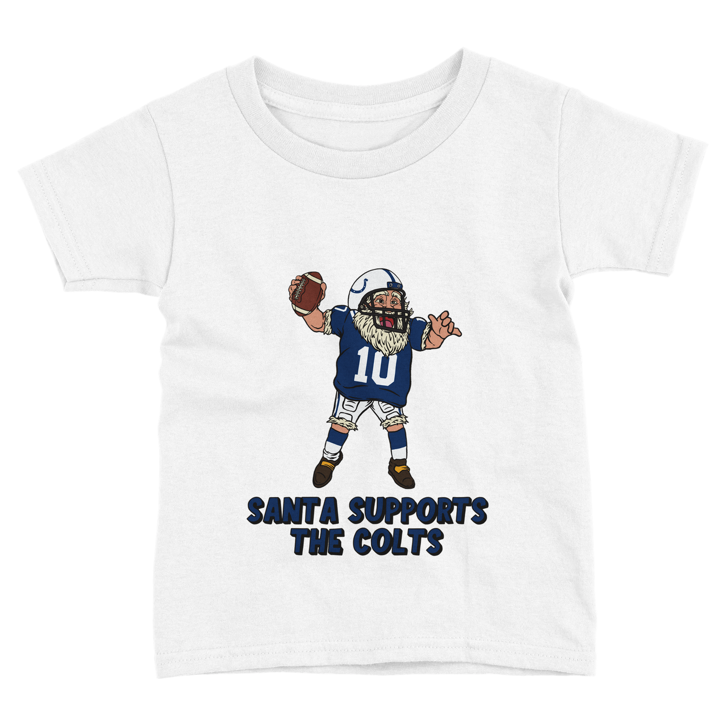 Indianapolis Colts Toddler Fine Jersey Santa T-Shirt