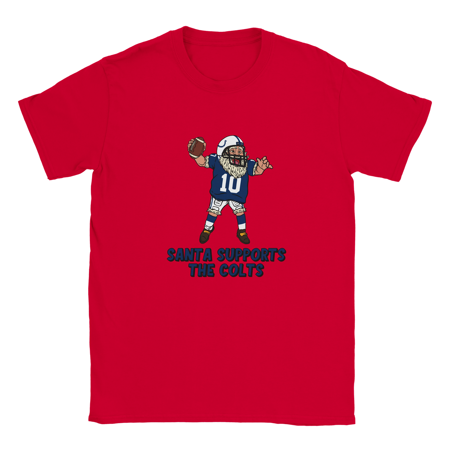 Indianapolis Colts Kids Crewneck Santa T-shirt