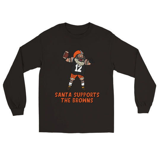 Cleveland Browns Longsleeve Santa T-shirt