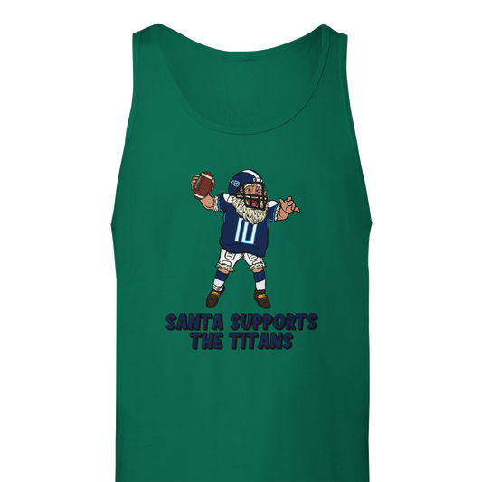 Tennessee Titans Unisex Santa Tank Top