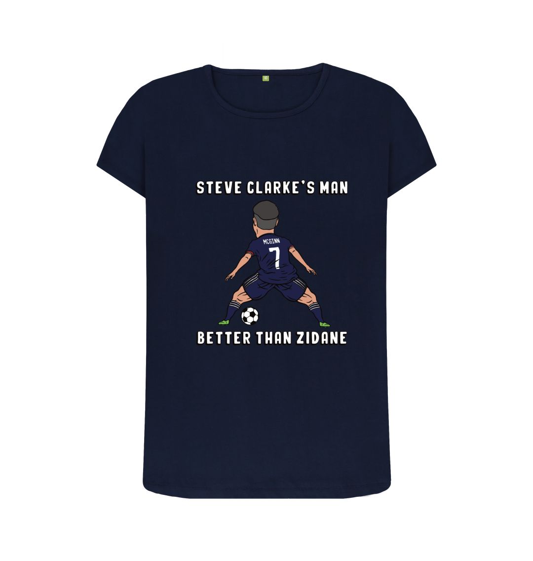 Navy Blue Scotland Euro 2024 Women's Crew Neck T-shirt