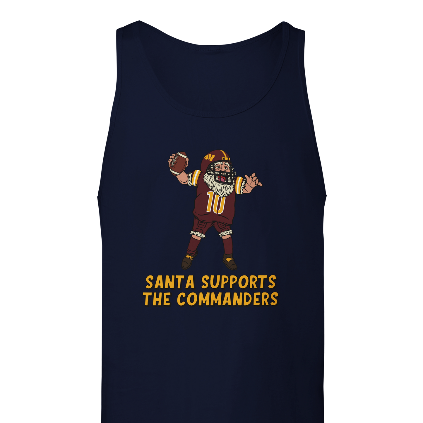 Washington Commanders Unisex Santa Tank Top