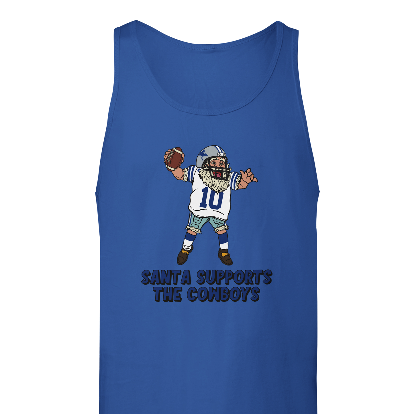 Dallas Cowboys Unisex Santa Tank Top