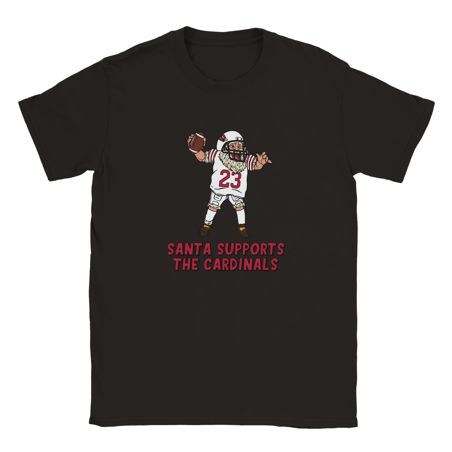 Arizona Cardinals Kids Crewneck Santa T-shirt