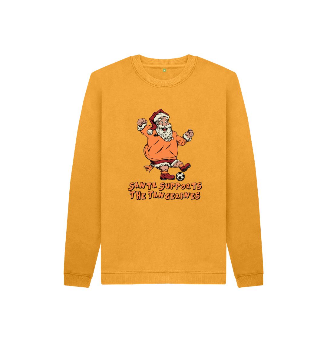 Mustard Dundee United Kids Santa Jumper