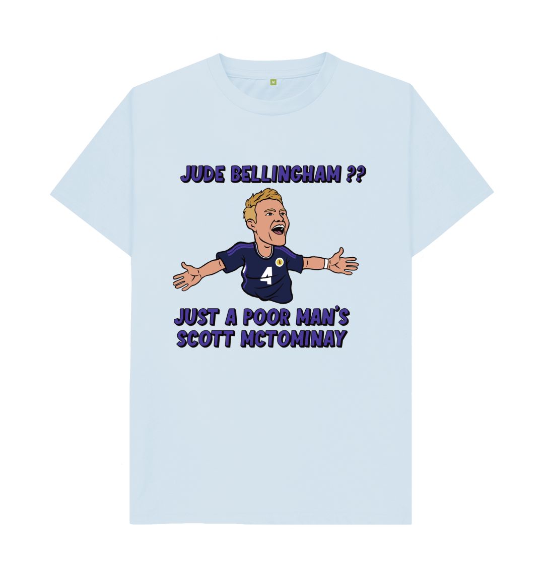 Sky Blue Scotland Football Euro 2024 McTominay T-shirt