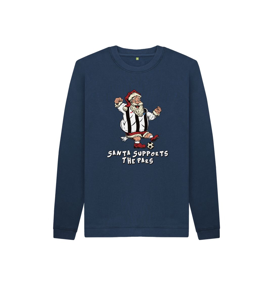 Navy Blue Dunfermline Kids Santa Jumper