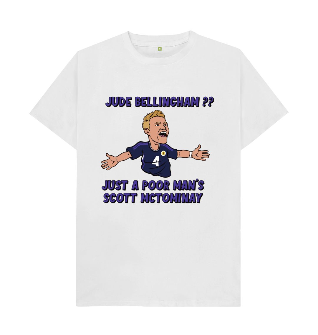 White Scotland Football Euro 2024 McTominay T-shirt