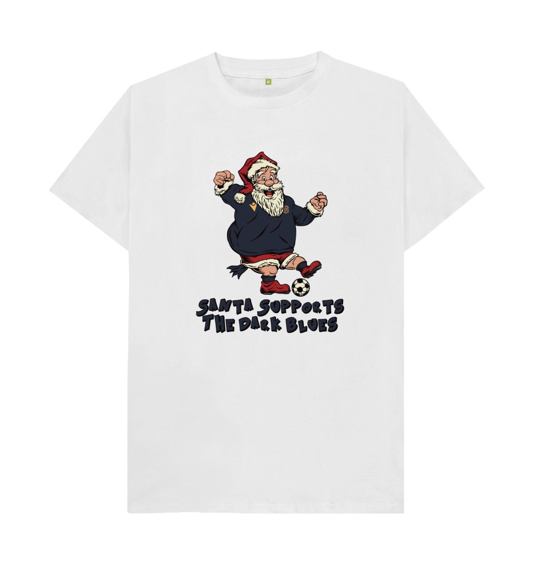 White Dundee FC Men's Santa T-shirt