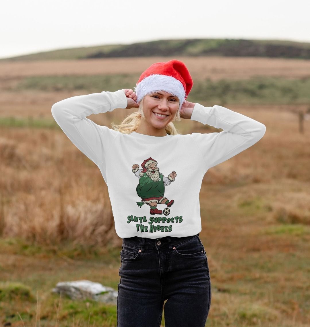 Hibernian Women's Santa Jumper