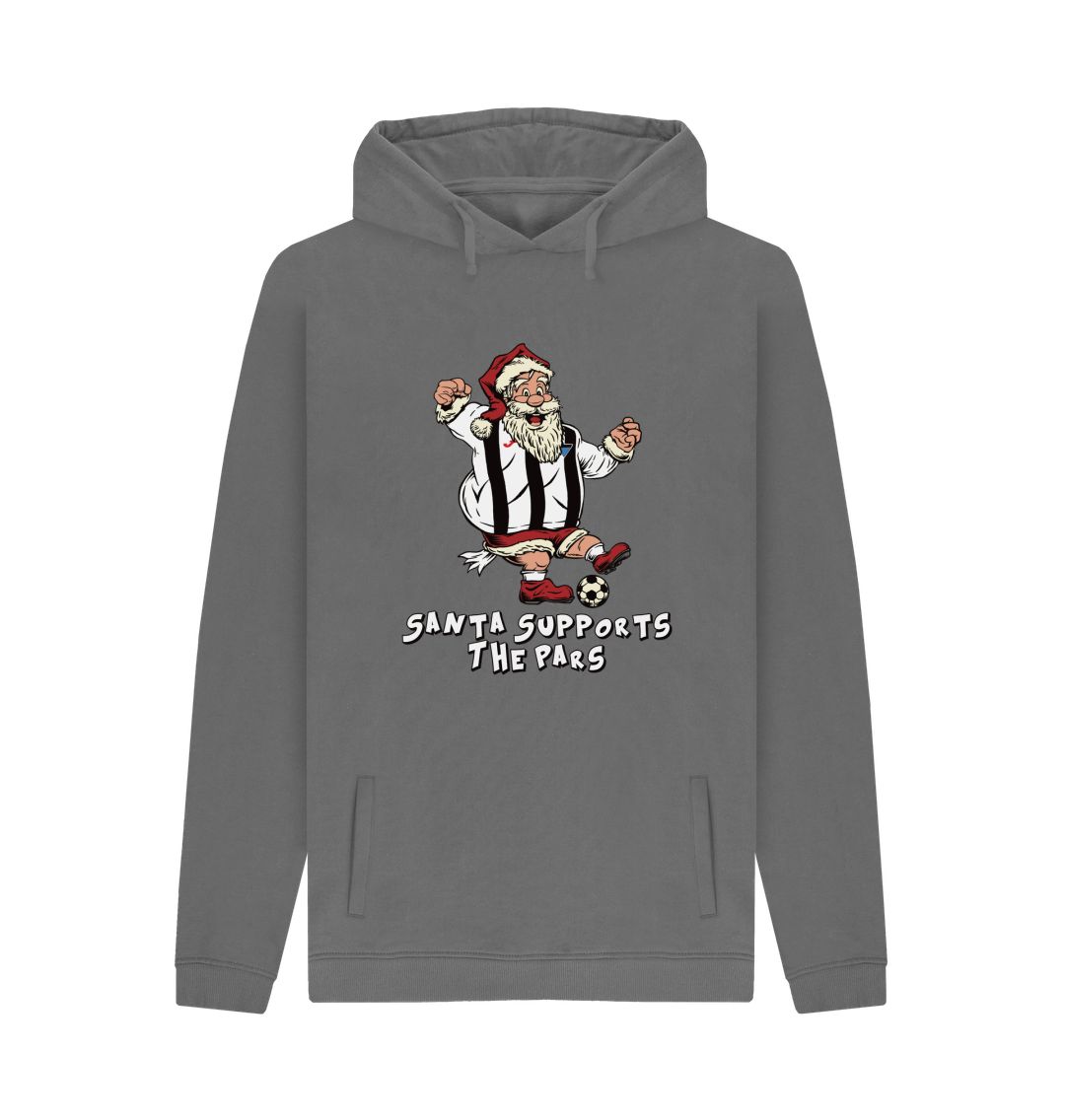 Slate Grey Dunfermline Men's Santa Hoody