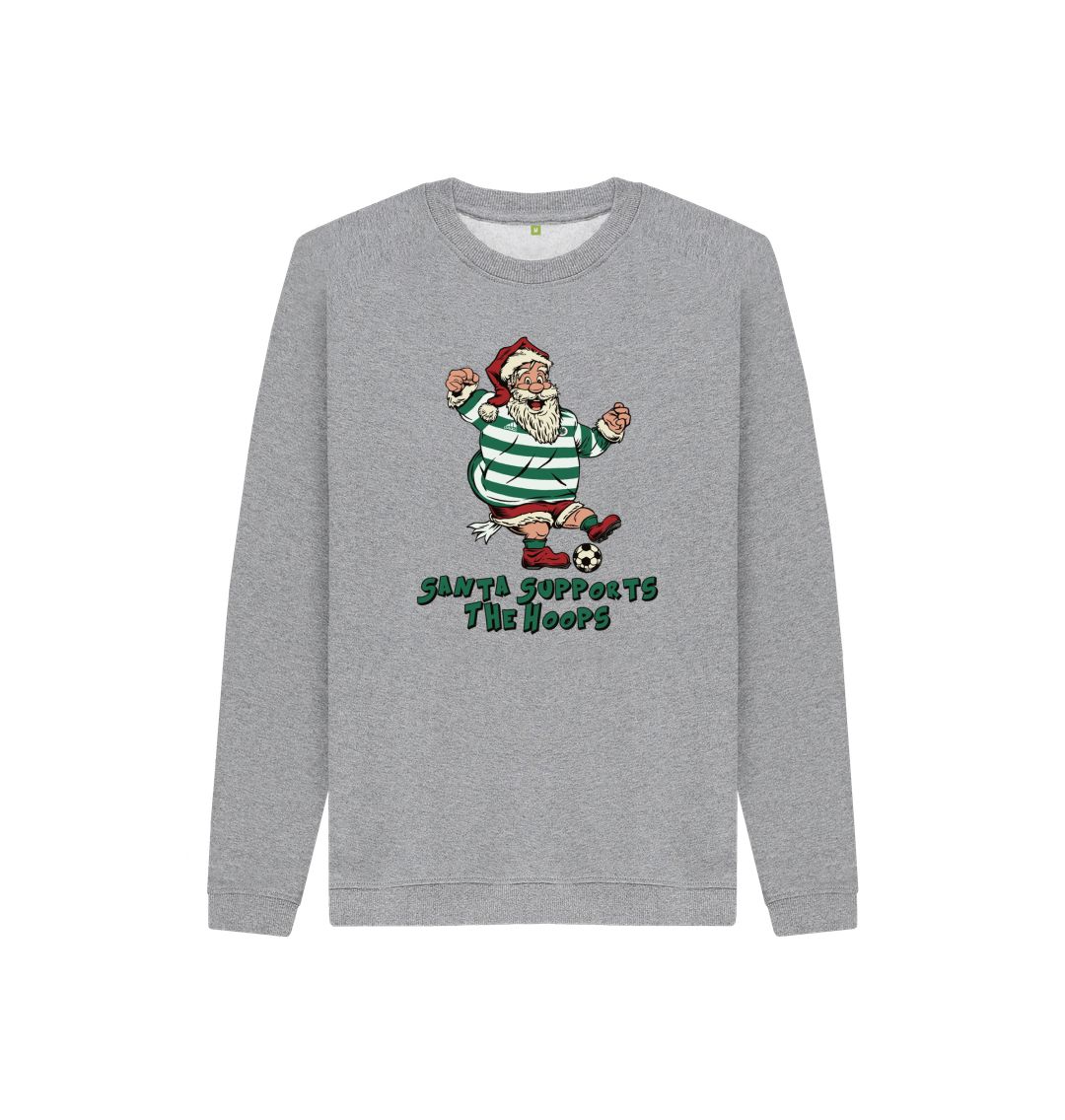 Athletic Grey Celtic Kids Santa Jumper