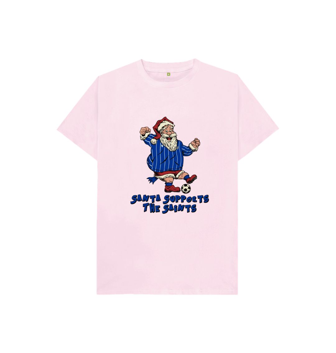 Pink St Johnstone Kids Santa T-shirt