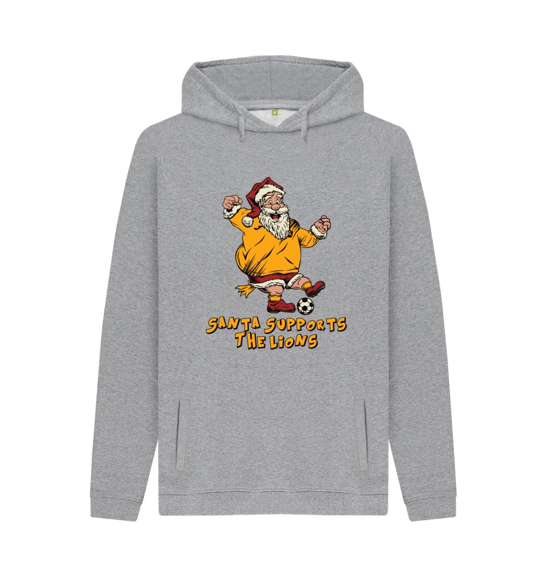 Light Heather Livingston Men's Santa Hoody