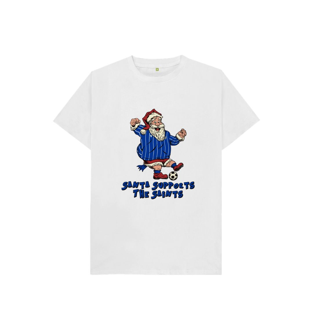 White St Johnstone Kids Santa T-shirt