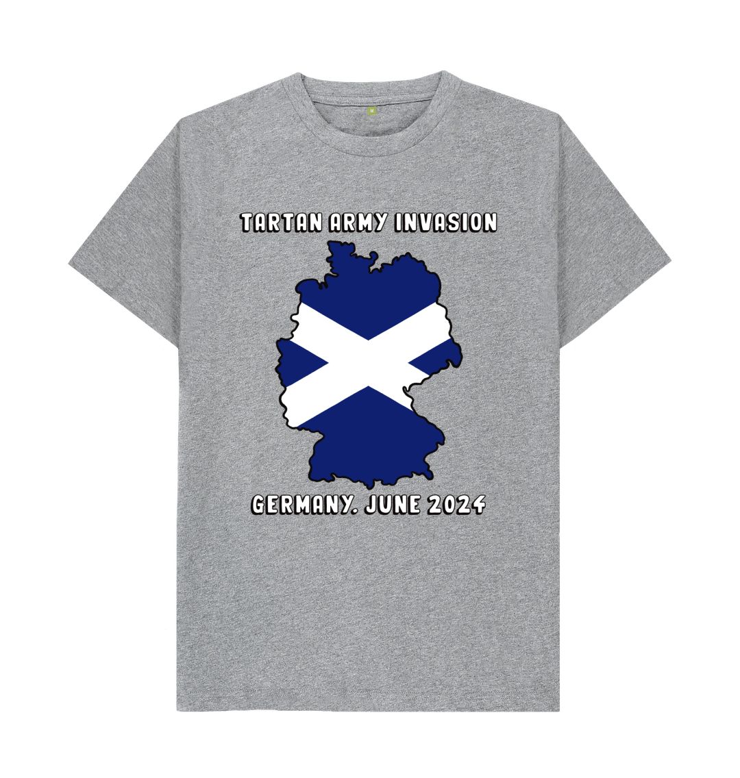 Athletic Grey Scotland Euro 2024 Tartan Army Invasion T-shirt