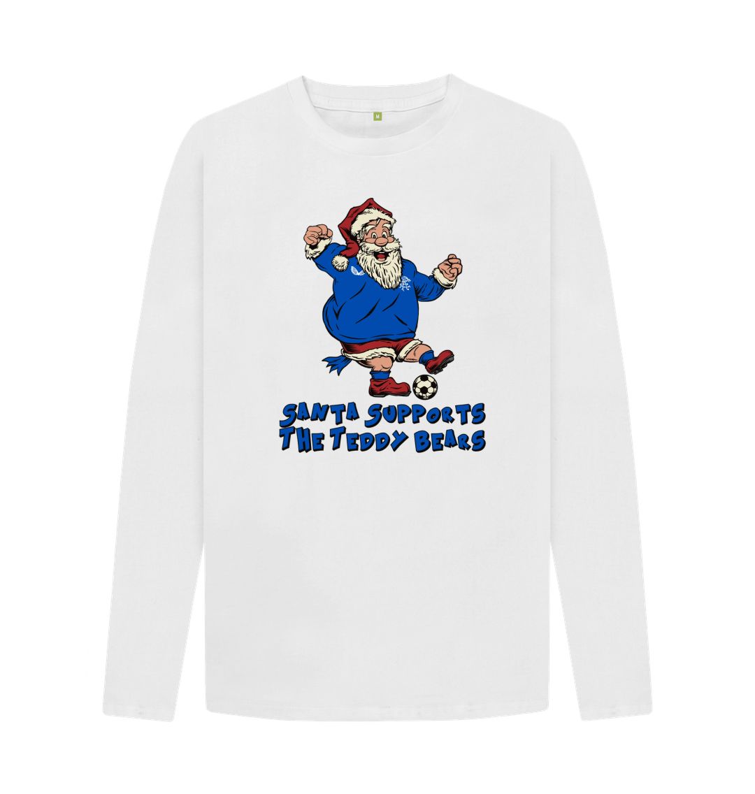 White Rangers FC Men's Long Sleeve Santa T-shirt