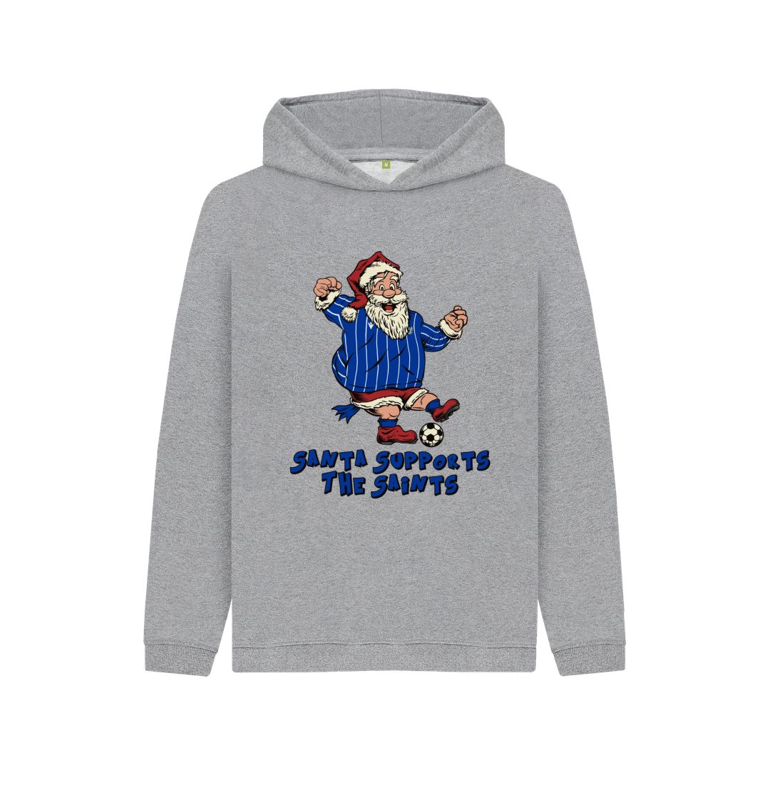 Athletic Grey St Johnstone Kids Santa Hoody