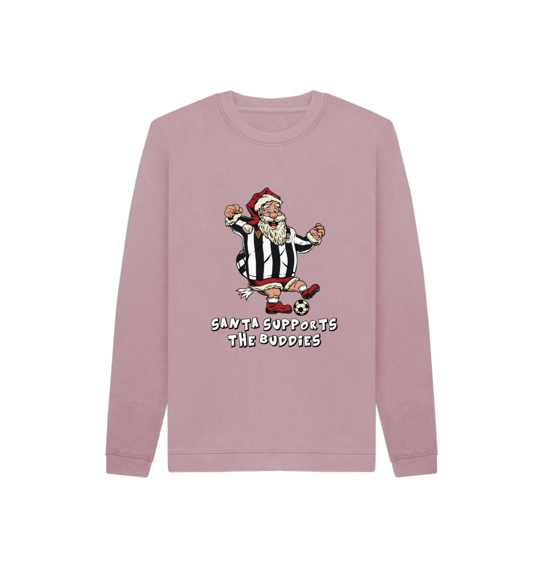 Mauve St Mirren Kids Santa Jumper