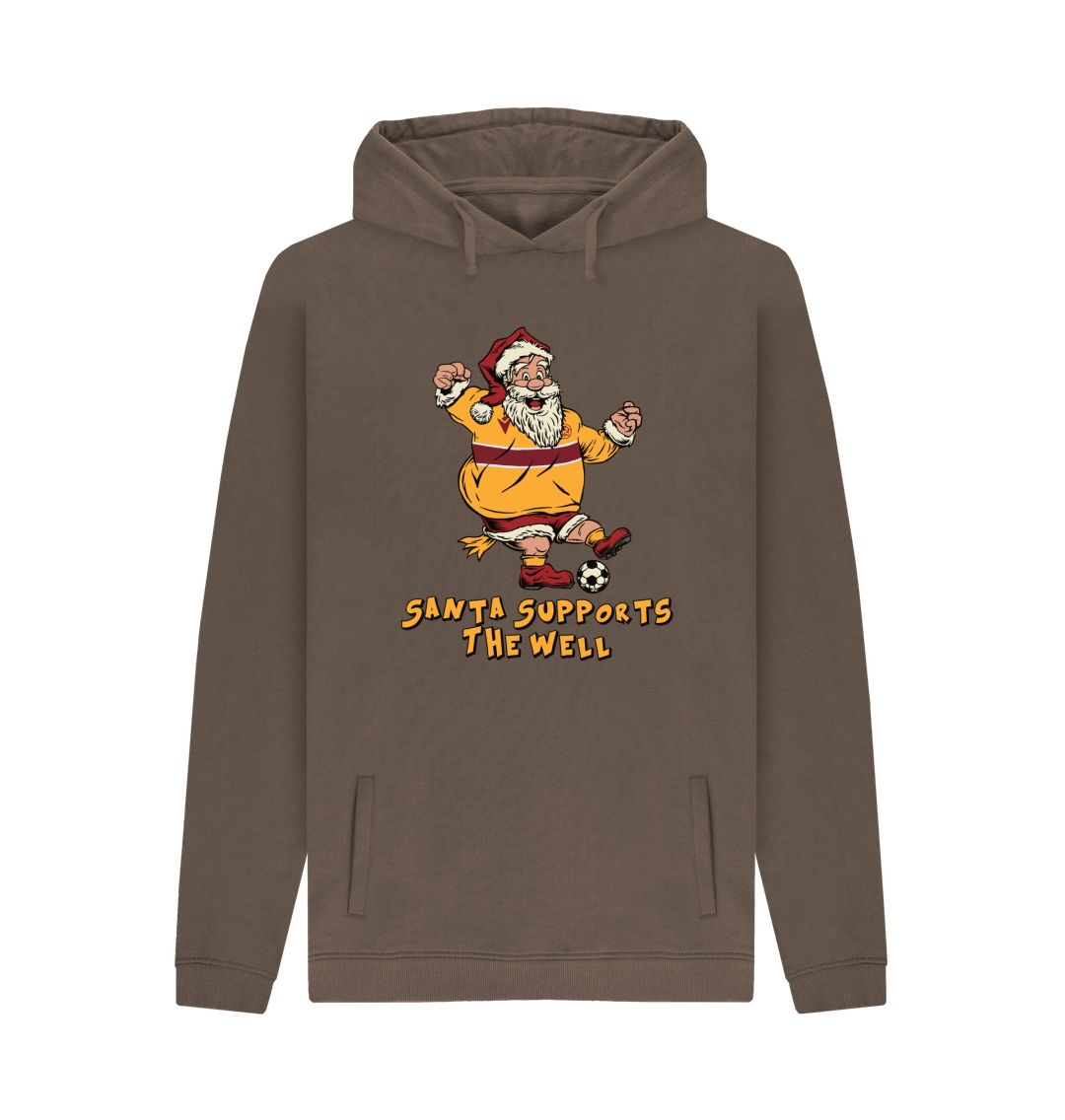 Chocolate Motherwell Men's Santa Hoody