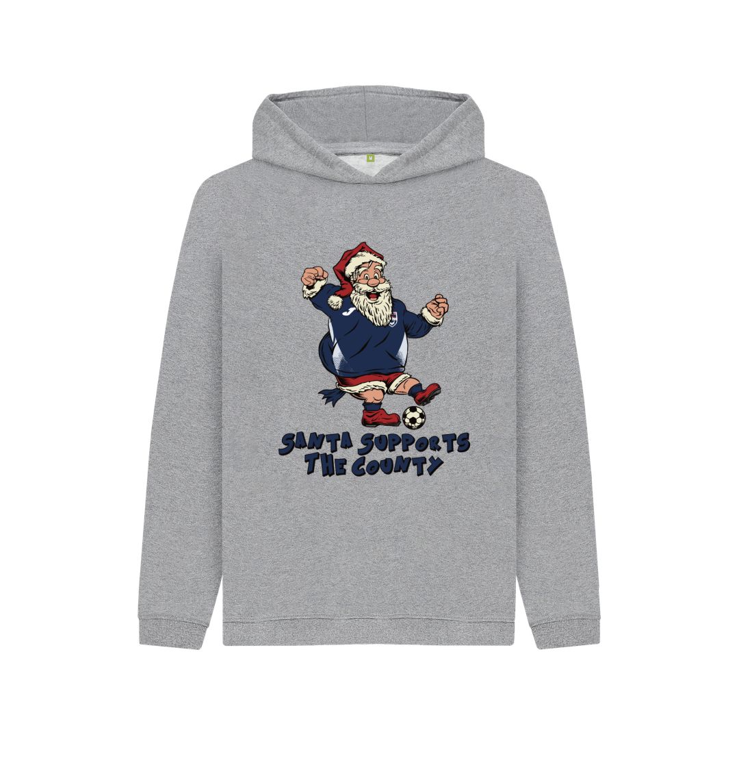 Athletic Grey Ross County Kids Santa Hoody