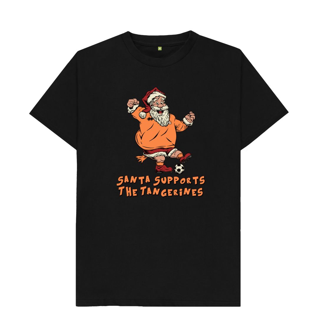 Black Dundee United Men's Santa T-shirt