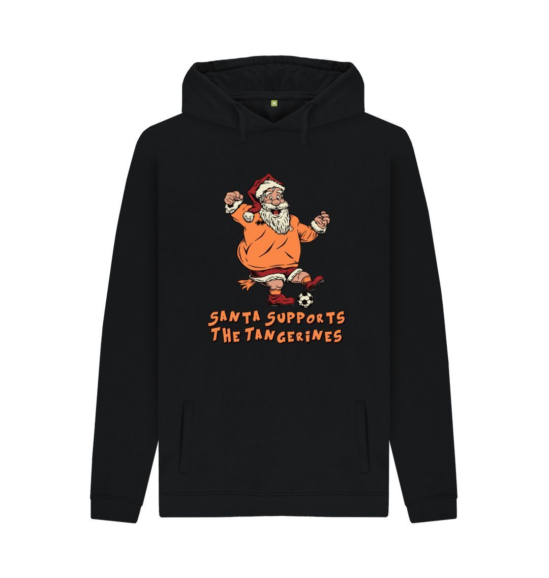 Black Dundee United Men's Santa Hoody