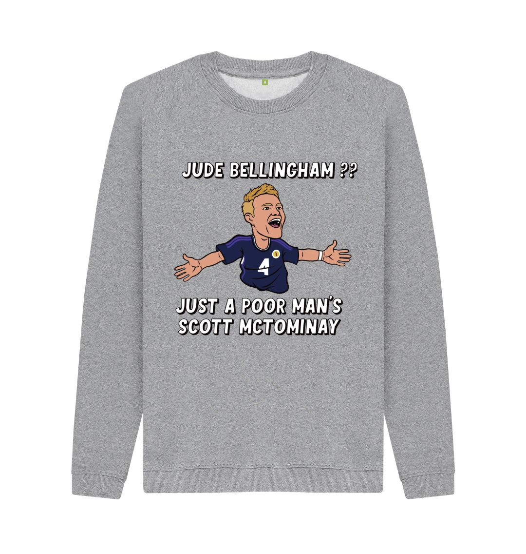 Light Heather Scotland Men's Football McTominay Sweatshirt Euro 2024