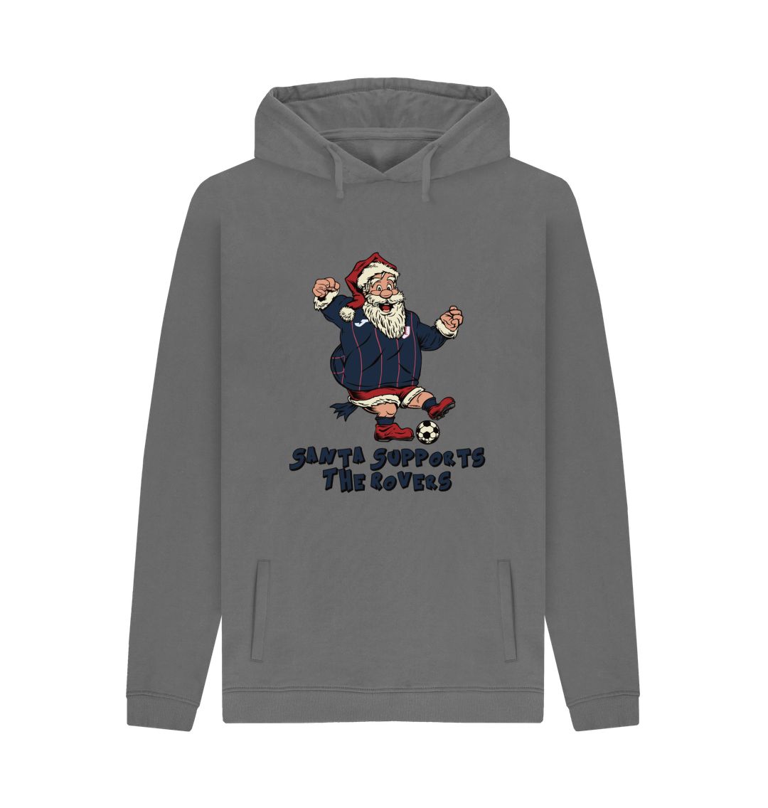 Slate Grey Raith Rovers Men's Santa Hoody