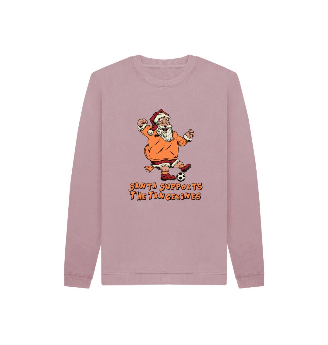 Mauve Dundee United Kids Santa Jumper